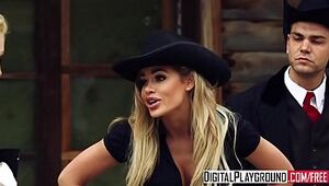 DigitalPlayground - Rawhide Scene 5 Jasmine Webb and Jessa Rhodes and Juan Lucho